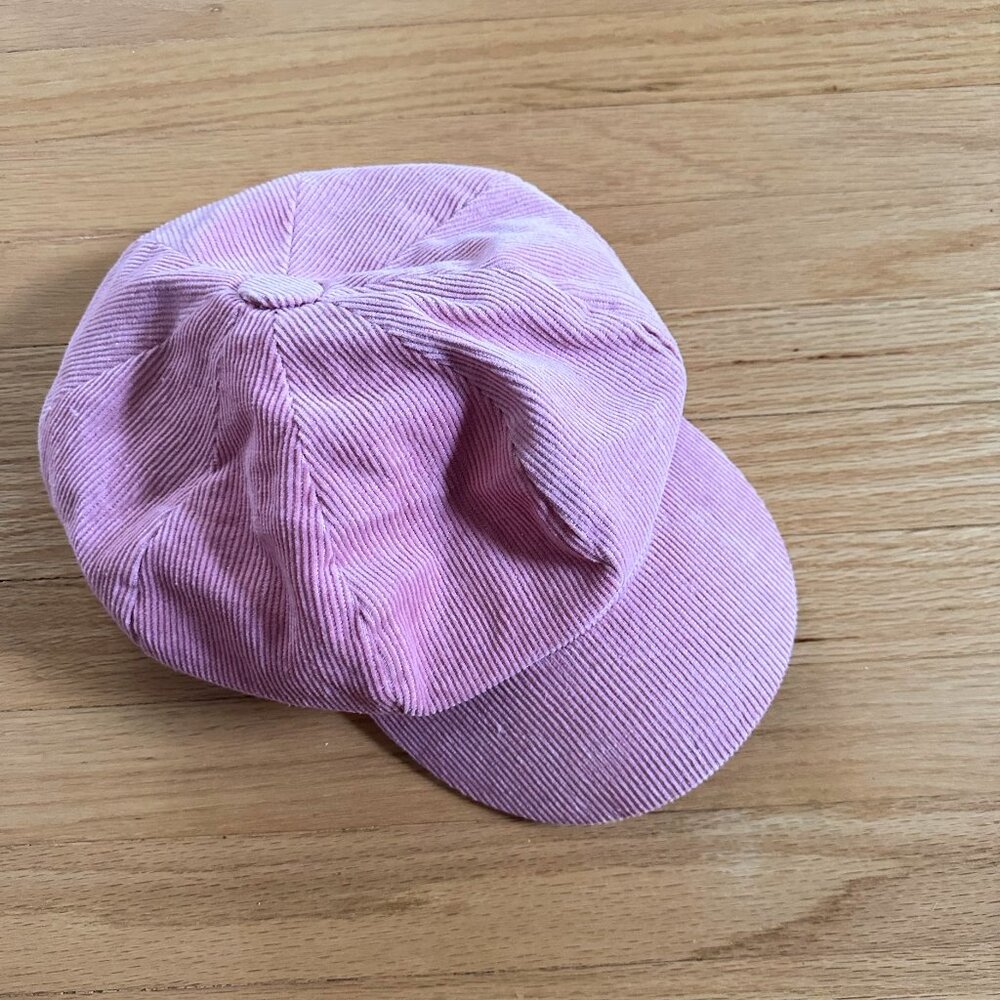 Vintage Y2K Terra Nova Padded Quilt Berreto Hat Cap in ROSA Petal Pink